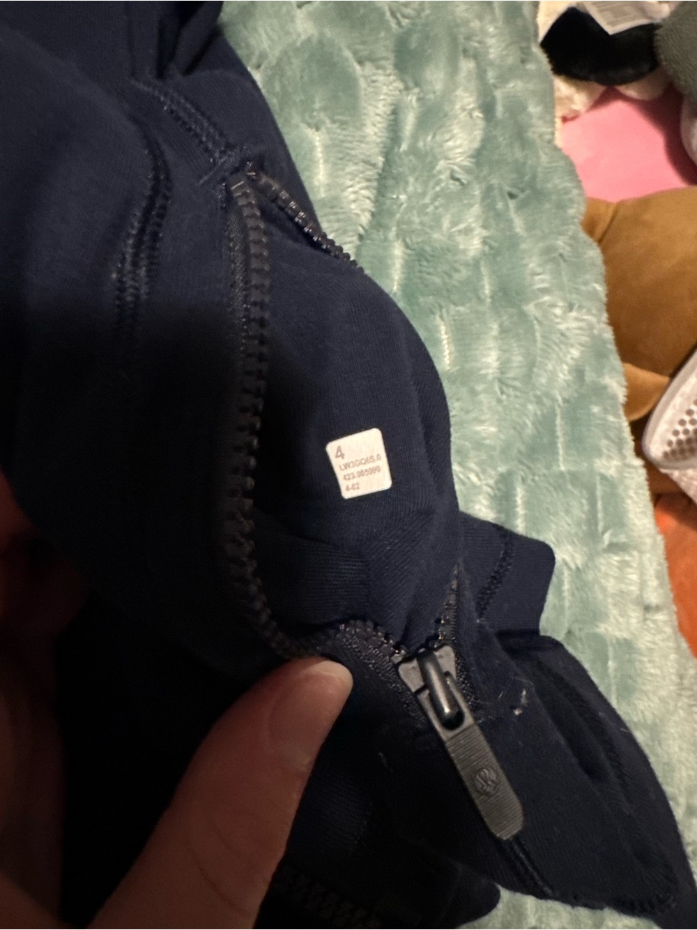 lululemon navy define jacket - Picture 3 of 4